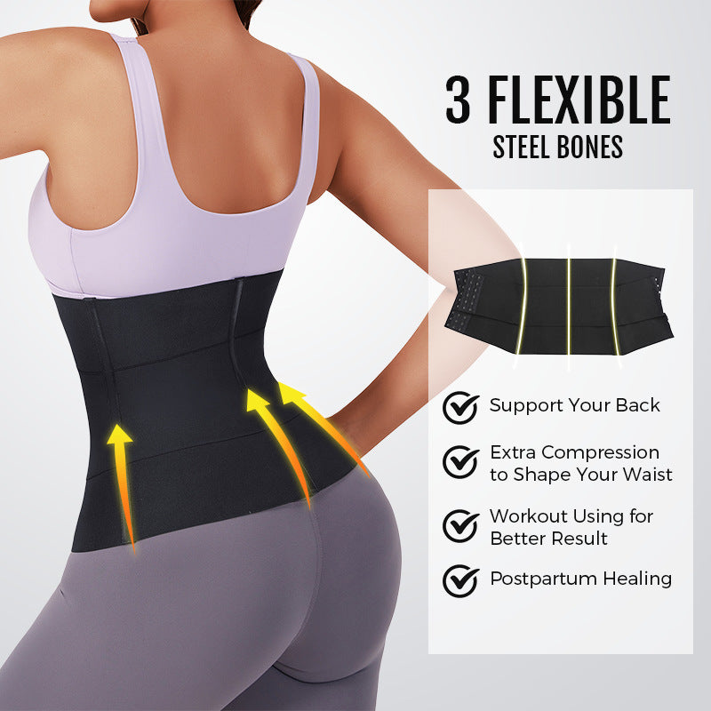 Corset de sport à double ceinture pour femme